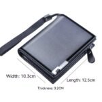 Men's Zipper Wallet Men's Large Capacity Three Fold - Image 6