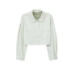 Short Leather Jacket New Vintage Women's Fashion - Image 6