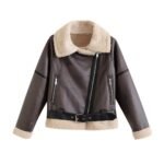 Women's Biker-style Cropped Casual Jacket - Image 5