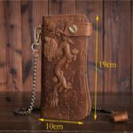 The Dragon Grain Cowhide Long Wallet - Image 5