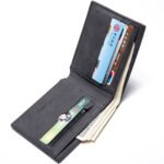 Fashion Men Wallets Mens Wallet with Coin Bag Zipper Small Money Purses New Design Dollar Slim Purse Money Clip Wallet - Image 3
