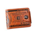 Personalized Dollar Wallet Men's Two-fold Buckle Multiple Card Slots Wallet Purse - Image 4