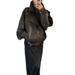 Vintage Industrial Leather Jacket With A High-end Feel - Image 6