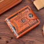 Personalized Dollar Wallet Men's Two-fold Buckle Multiple Card Slots Wallet Purse - Image 7