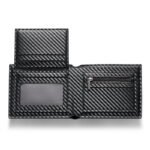 Three-fold Carbon Fiber High-grade Men's Wallet - Image 3