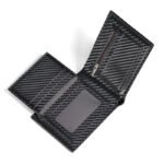 Three-fold Carbon Fiber High-grade Men's Wallet - Image 5