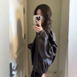 Vintage Industrial Leather Jacket With A High-end Feel - Image 5
