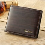 Men's Wallet Short Wallet Glossy Leather Wallet - Image 6