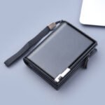 Men's Zipper Wallet Men's Large Capacity Three Fold - Image 4