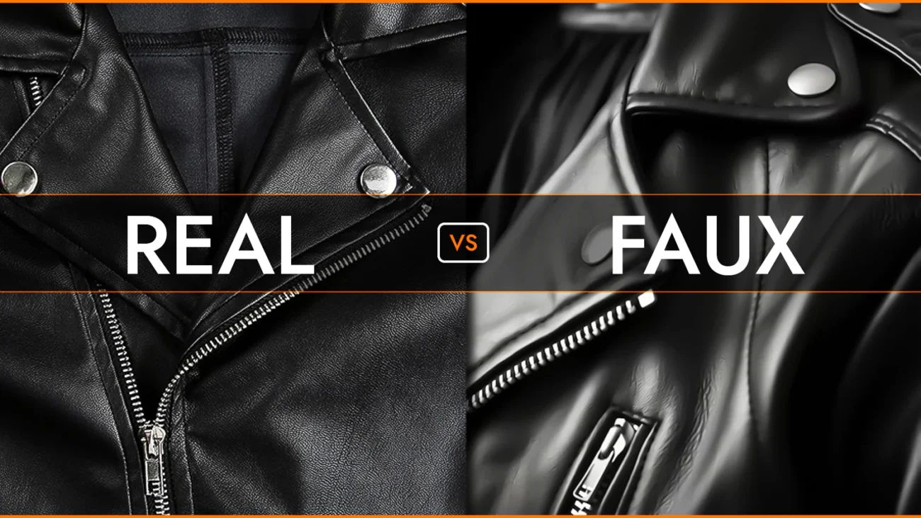 faux leather vs real leather jackets