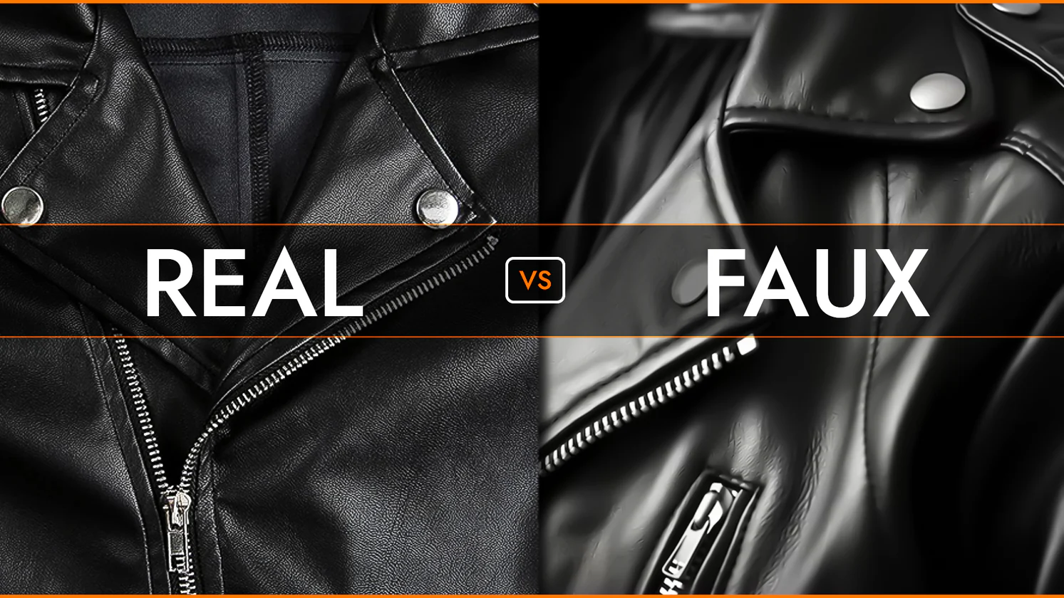 faux leather vs real leather jackets