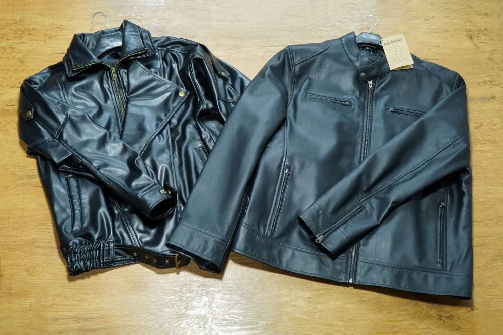 Lambskin vs goatskin leather jackets