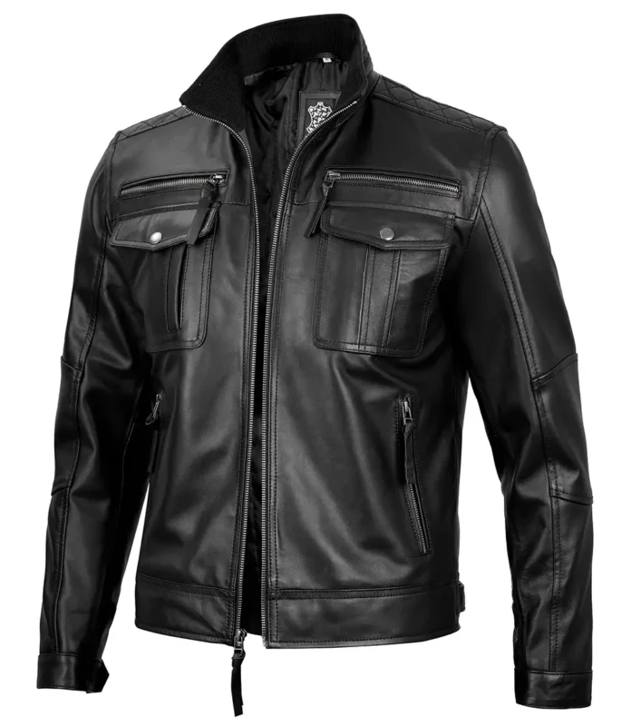 real leather jacket