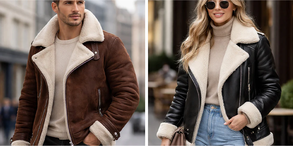Lambskin vs sheepskin Leather Jacket