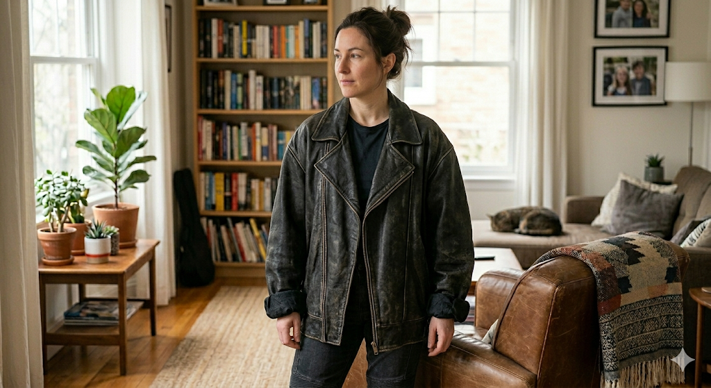 Oversized Biker Jacket