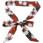 Fashionable Extra-Long Silk Scarf Belt For Women - Image 2
