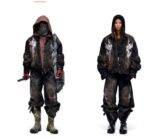 Racer Armor Crimson Gradient Denim Jacket - Image 5