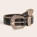 Womens Vintage American-Style Leopard-Print Belt - Image 8