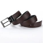 2-in-1 Reversible Belts For Woman,Woman Belt, Leather Dress Belts With Single Prong Buckle For Suits, Jeans, Uniform - Image 3