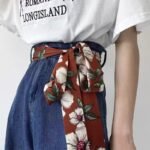 Fashionable Extra-Long Silk Scarf Belt For Women - Image 6