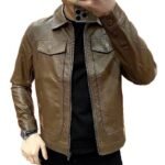 Mens Stylish Casual Short Lapel Jacket - Image 7
