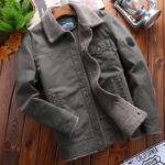 Jacket Plus Velvet Padded Winter Lapel - Image 5