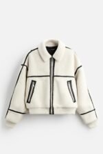 Men's Simple Lapel Fleece Jacket - Image 3