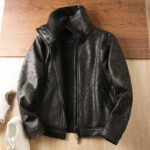 Fur Integrated Lapel Jacket Men - Image 7