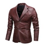 Men's Slim Fit Lapel Versatile Jacket - Image 8