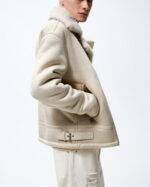 Men's Lapel Suede Double-sided Jacket - Image 7