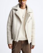 Men's Lapel Suede Double-sided Jacket - Image 6