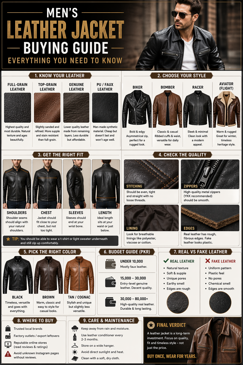 Leather Jacket Buying Guide