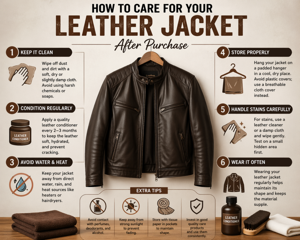 Take care of Leather Jacket