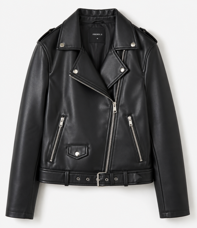 Faux Moto Leather Jacket Hardware Guide