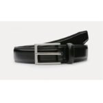 Black 100cm Womens Genuine Leather Dress Belt Classic Casual Belt With Single Prong Buckle For Jeans Pants Work And Business - Image 3