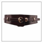 Fallwinter Fashion Coat With A Wide Waist Belt - Image 2
