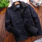 Jacket Plus Velvet Padded Winter Lapel - Image 3