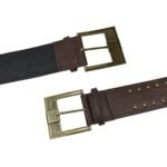 Womens Retro Punk Style Leather Belt With Rivet Decorations - Image 3
