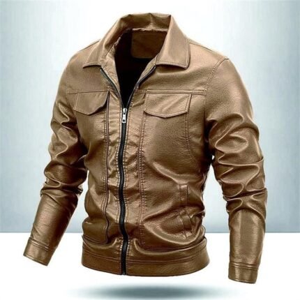 Mens Stylish Casual Short Lapel Jacket
