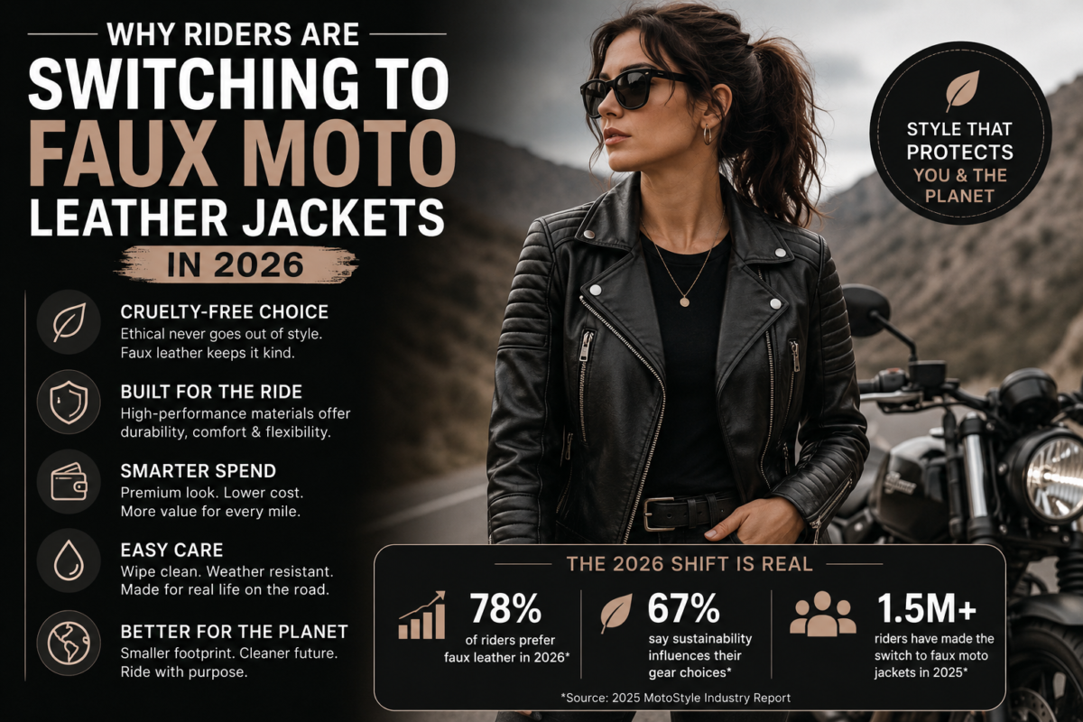 Why Riders Are Switching to Faux Moto Leather Jackets in 2026