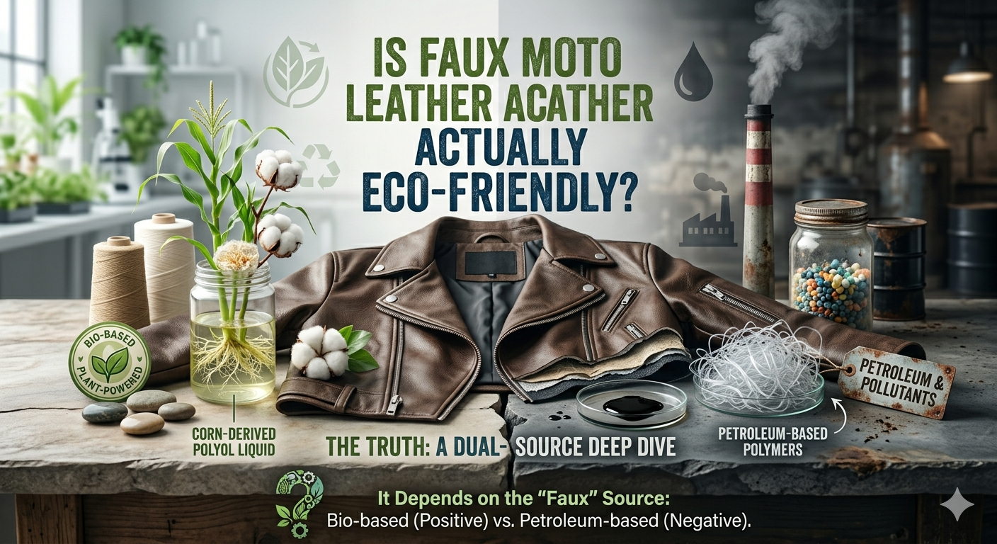 Is a Faux Moto Leather Jacket Actually Eco-Friendly? The Truth