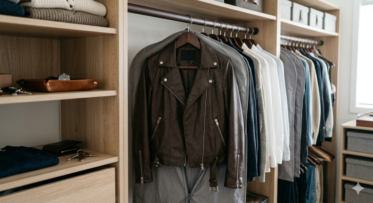 How to Store a Faux Moto Leather Jacket So It Lasts for Years