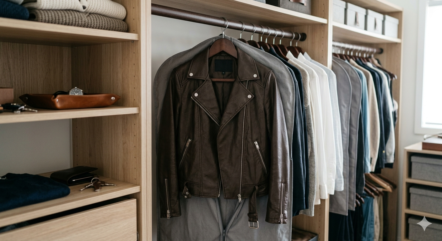 How to Store a Faux Moto Leather Jacket So It Lasts for Years