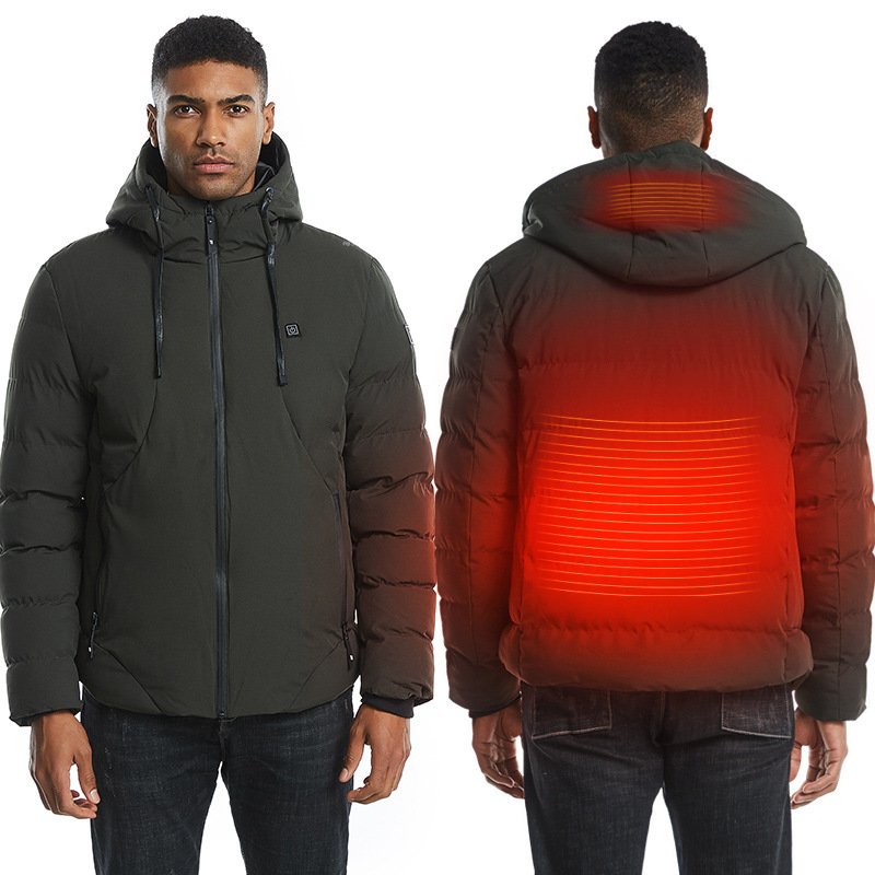 00f3fcdd-9baf-4487-8107-3df21be5c505.jpg New Men Women Cotton Coat USB Smart Electric Heated Jackets Winter Thicken Down Hooded Outdoor Hiking Ski Clothing 7XL - Image 1