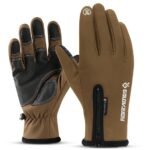 Motorcycle Gloves Moto Gloves Winter Thermal Fleece Lined Winter Water Resistant Touch Screen Non-slip Motorbike Riding Gloves - Image 2