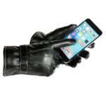 Leather touch gloves - Image 4