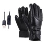 Winter Electric Heated Gloves Windproof Cycling Warm Heating Touch Screen Skiing Gloves - Image 3