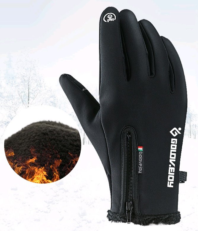 1713655143689.jpg Motorcycle Gloves Moto Gloves Winter Thermal Fleece Lined Winter Water Resistant Touch Screen Non-slip Motorbike Riding Gloves - Image 1