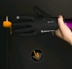 Motorcycle Gloves Moto Gloves Winter Thermal Fleece Lined Winter Water Resistant Touch Screen Non-slip Motorbike Riding Gloves - Image 7