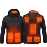 New Heated Jacket Coat USB Electric Jacket Cotton Heater Thermal Clothing Heating Vest - Image 5